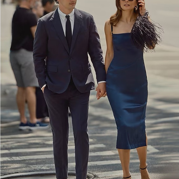 NIB J. Crew Satin Peep Toe Rylie Sandal in Black Sz 37 - Picture 3 of 9